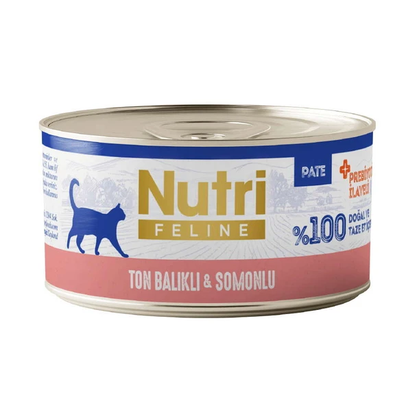 Nutri Feline Ton Balıklı ve Somonlu Tahılsız Kedi Konservesi 70 Gr ürün görseli 1