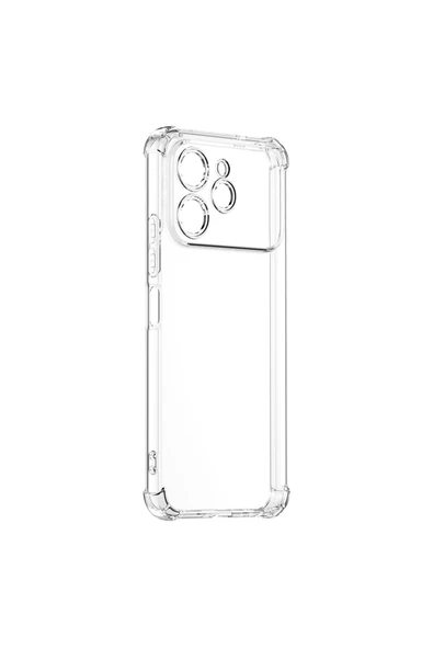 HEPTEKİLETİŞİM Tecno Spark 40 Kılıf Darbe Emici Kamera Korumalı Şeffaf Silikon Kapak (02-ANTİ) ürün görseli 1