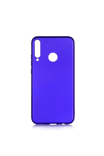 HEPTEKİLETİŞİM Huawei P40 Lite E Kapak Yumuşak Dokulu Soft Esnek Ince Mat Renkli Silikon Kılıf-premier-Saks Mavi ürün görseli 1