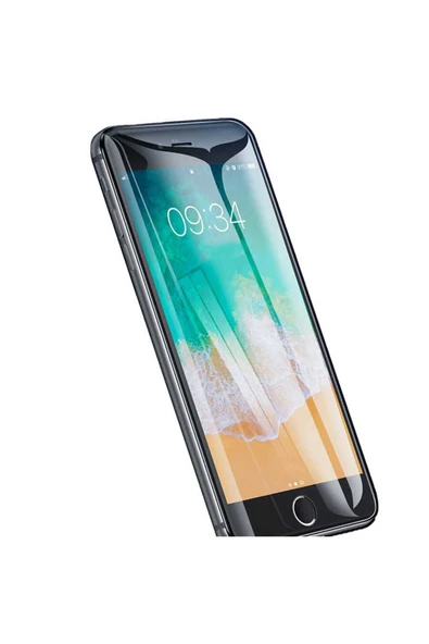 HEPTEKİLETİŞİM Iphone 7 Ekran Koruyucu Tam Kaplayan Tamperli Cam Kavisli Kaplama -davin 5d! Beyaz ürün görseli 1