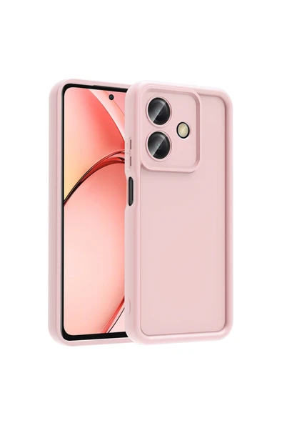 HEPTEKİLETİŞİM Oppo A3 Kılıf Mat Yüzeyli Kamera Korumalı Silikon Kapak (Ananas) ürün görseli 1