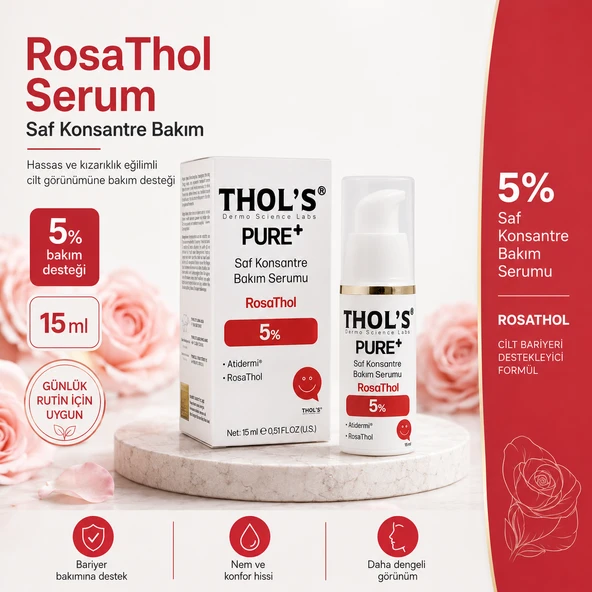THOLS TB69 THOL'S PURE+ ROSATHOL 5% (TB69) SERUM - 15 ML ürün görseli 1