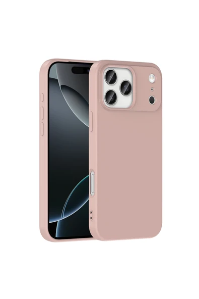 HEPTEKİLETİŞİM Apple iPhone 17 Pro Max Kadife Iç Yüzey Yumuşak Dokulu Kamera Korumalı Ince Kapak (mara) ürün görseli 1