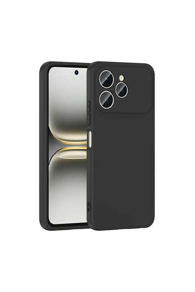 HEPTEKİLETİŞİM Tecno Spark 40 Kılıf Kadife Iç Yüzey Yumuşak Dokulu Kamera Korumalı Ince Silikon Kapak (MARA) ürün görseli 1
