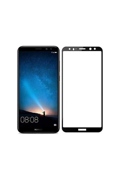 HEPTEKİLETİŞİM Huawei Mate 10 Lite Ekran Koruyucu Esnek Yapılı Çizilmeye Dayanıklı (d-ş-seramik) Siyah ürün görseli 1