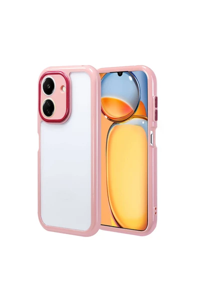 HEPTEKİLETİŞİM Xiaomi Poco C65 Kılıf Kamera Korumalı Renkli Kenar ve Çerçeve Tasarımlı Kapak (Vitamin) ürün görseli 1