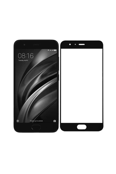 HEPTEKİLETİŞİM Xiaomi Mi 6 Ekran Koruyucu Tam Kaplayan Tamperli Cam Kavisli Kaplama (davin 5d) Siyah ürün görseli 1