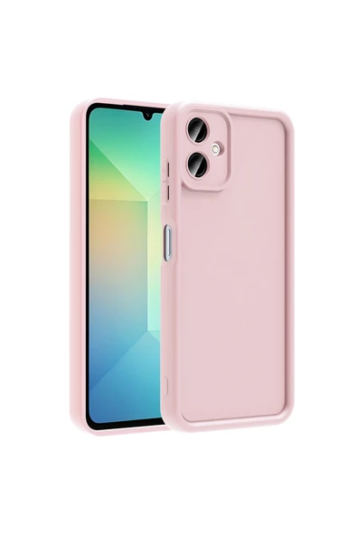 HEPTEKİLETİŞİM Samsung Galaxy A06 Kılıf Mat Yüzeyli Kamera Korumalı Silikon Kapak (Ananas) ürün görseli 1