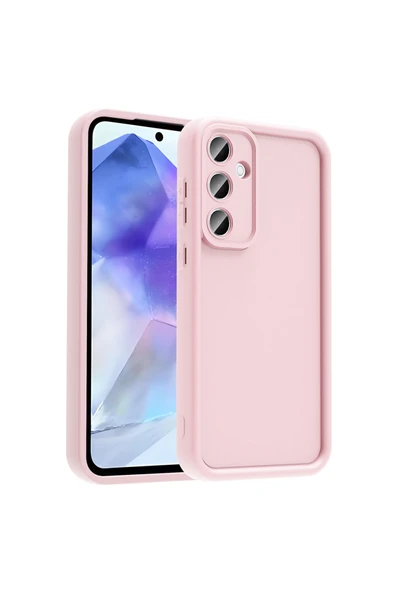 HEPTEKİLETİŞİM Samsung Galaxy A56 Kılıf Mat Yüzeyli Kamera Korumalı Silikon Kapak (Ananas) ürün görseli 1