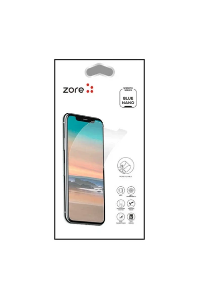 HEPTEKİLETİŞİM Huawei Honor 8C Ekran Koruyucu Esnek Nano Kırılmaz Cam (BLUE) ürün görseli 1