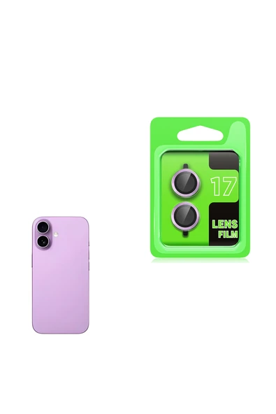 HEPTEKİLETİŞİM iPhone 17 CL-07 Kamera Lens Koruyucu - Açık Mor ürün görseli 1