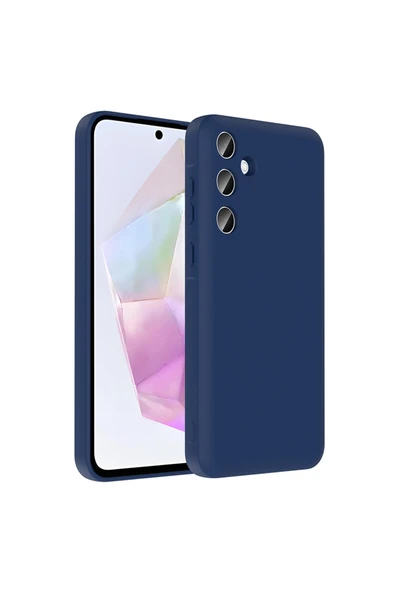HEPTEKİLETİŞİM Samsung Galaxy A36 Kılıf Kamera Korumalı Kartlık Hazneli Kapak (vitra) ürün görseli 1