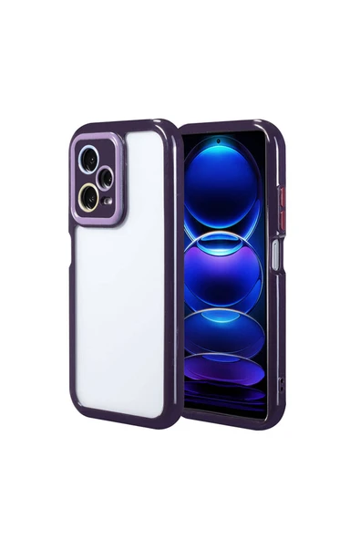 HEPTEKİLETİŞİM Xiaomi Redmi Note 12 Pro 5G Kılıf Kamera Korumalı Renkli Kenar ve Çerçeve Tasarımlı HPTK Vitamin Kap ürün görseli 1
