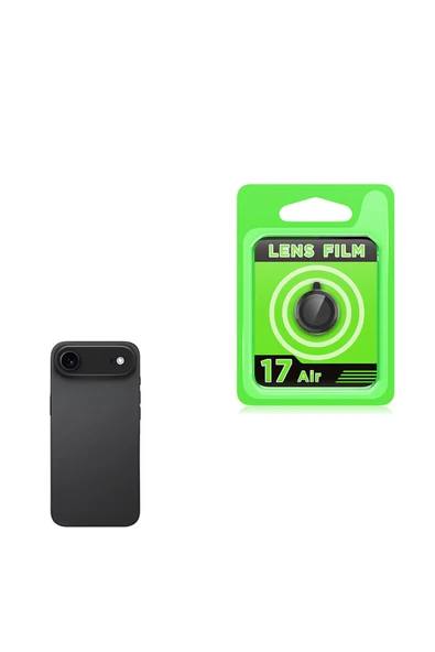 HEPTEKİLETİŞİM Apple iPhone 17 Air Kamera Lens Koruyucu Renkli Tasarım Kolay Takma Aparatlı (CL-07) ürün görseli 1