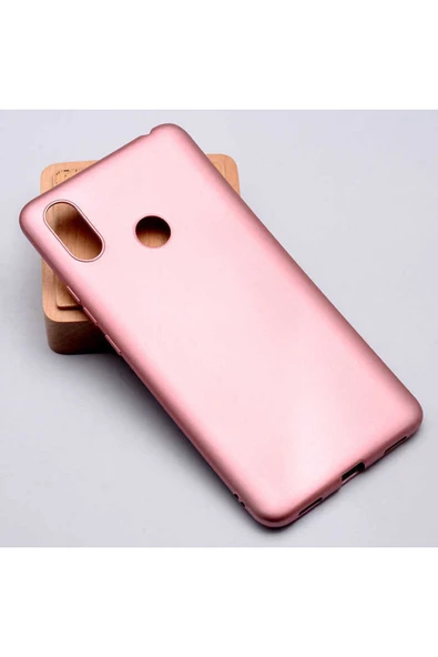 HEPTEKİLETİŞİM Xiaomi Mi Max 3 Kapak Yumuşak Dokulu Soft Esnek Ince Mat Renkli Silikon Kılıf-premier-Rose Gold ürün görseli 1