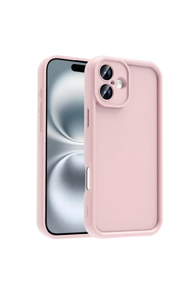 HEPTEKİLETİŞİM Apple iPhone 16 Plus Kılıf Mat Yüzeyli Kamera Korumalı Silikon Kapak (Ananas) ürün görseli 1