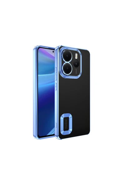 HEPTEKİLETİŞİM Redmi Note 14 4G Kılıf Kamera Lens Korumalı Parlak Kenarlı Kapak (OMEGA) ürün görseli 1