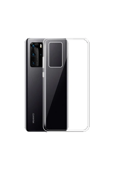 HEPTEKİLETİŞİM Huawei P40 Şeffaf Kılıf Yumuşak Ince Tasarımlı Kapak (süper) ürün görseli 1
