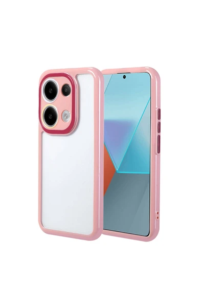 HEPTEKİLETİŞİM Xiaomi Redmi Note 13 Pro 4G Kılıf Kamera Korumalı Renkli Kenar ve Çerçeve Tasarımlı HPTK Vitamin Kap ürün görseli 1