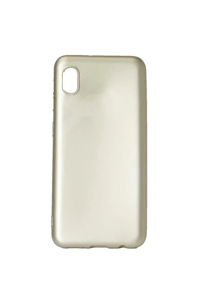 HEPTEKİLETİŞİM Samsung Galaxy A01 Core Kapak Yumuşak Dokulu Soft Esnek Ince Mat Renkli Silikon Kılıf-premier-Gold ürün görseli 1
