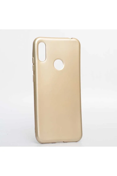 HEPTEKİLETİŞİM Huawei Honor 8a Kapak Yumuşak Dokulu Soft Esnek Ince Mat Renkli Silikon Kılıf-premier-Gold ürün görseli 1