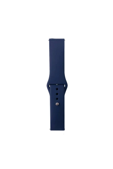 HEPTEKİLETİŞİM Huawei GT2 42mm Band Serisi 20mm Klasik Kordon Silikon Strap Kayış-Midnight Blue ürün görseli 1