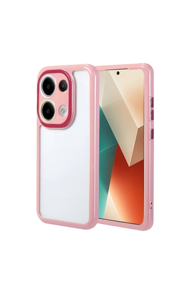 HEPTEKİLETİŞİM Xiaomi Redmi Note 13 4G Kılıf Kamera Korumalı Renkli Kenar ve Çerçeve Tasarımlı HPTK Vitamin Kapak-M ürün görseli 1