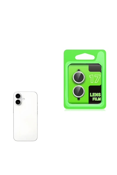 HEPTEKİLETİŞİM Apple iPhone 17 Kamera Lens Koruyucu Renkli Tasarım Kolay Takma Aparatlı (CL-07) ürün görseli 1