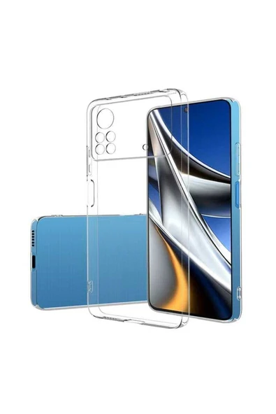 HEPTEKİLETİŞİM Xiaomi Poco X4 Pro 5g Şeffaf Kapak Yumuşak Ince Tasarımlı Kılıf-süper-Renksiz ürün görseli 1