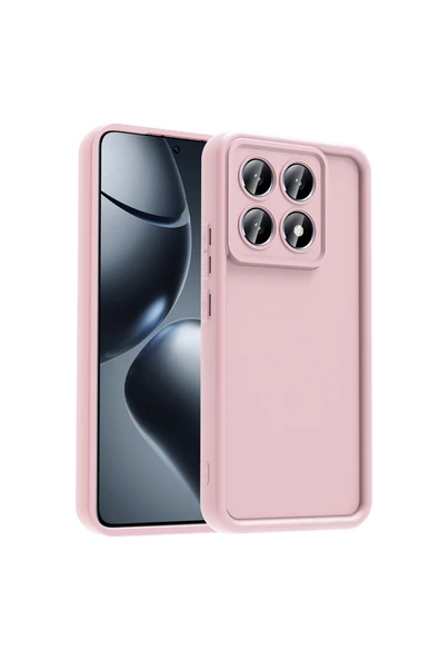 HEPTEKİLETİŞİM Xiaomi 14T Kılıf Mat Yüzeyli Kamera Korumalı Silikon Kapak (Ananas) ürün görseli 1
