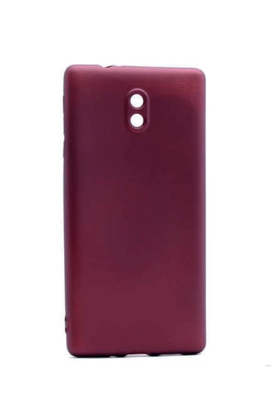 HEPTEKİLETİŞİM Nokia 3 Kapak Yumuşak Dokulu Soft Esnek Ince Mat Renkli Silikon Kılıf-premier-Mürdüm ürün görseli 1