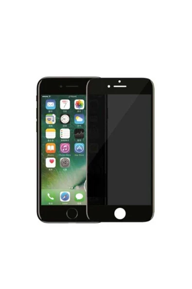HEPTEKİLETİŞİM Iphone 8 Hayalet Ekran Koruyucu Esnek Yapılı Koruyucu Privacy -d-p-seramik! Siyah ürün görseli 1