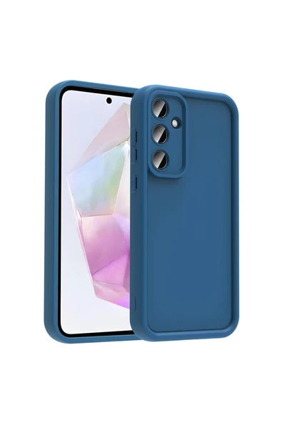 HEPTEKİLETİŞİM Samsung Galaxy A36 Kılıf Mat Yüzeyli Kamera Korumalı Silikon Kapak (Ananas) ürün görseli 1