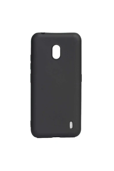 HEPTEKİLETİŞİM Nokia 2.2 Kapak Yumuşak Dokulu Soft Esnek Ince Mat Renkli Silikon Kılıf-premier-Siyah ürün görseli 1