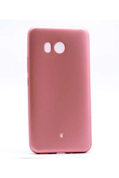 HEPTEKİLETİŞİM Htc U11 Kapak Yumuşak Dokulu Soft Esnek Ince Mat Renkli Silikon Kılıf-premier-Rose Gold ürün görseli 1