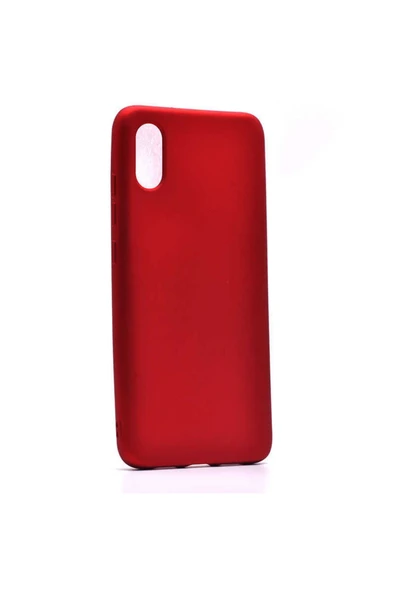 HEPTEKİLETİŞİM Xiaomi Mi 8 Pro Kapak Yumuşak Dokulu Soft Esnek Ince Mat Renkli Silikon Kılıf-premier-Kırmızı ürün görseli 1