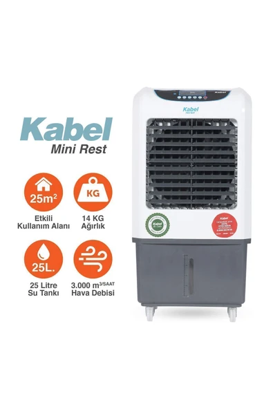 Kabel Mini Rest Portatif Sulu Klima - Resim 2