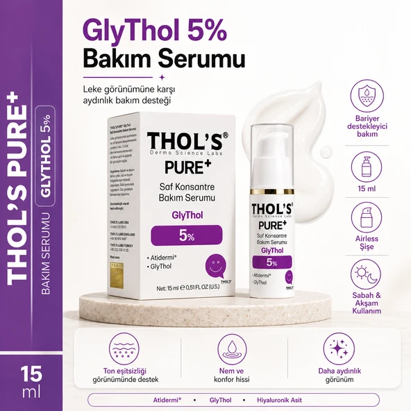 THOLS THOL'S PURE+ GLYTHOL 5% (TB74) SERUM - 15 ML ürün görseli 1