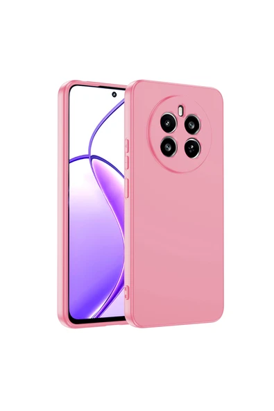 HEPTEKİLETİŞİM Realme 12 4G Kadife Iç Yüzey Yumuşak Dokulu Kamera Korumalı Ince Kapak (mara) ürün görseli 1