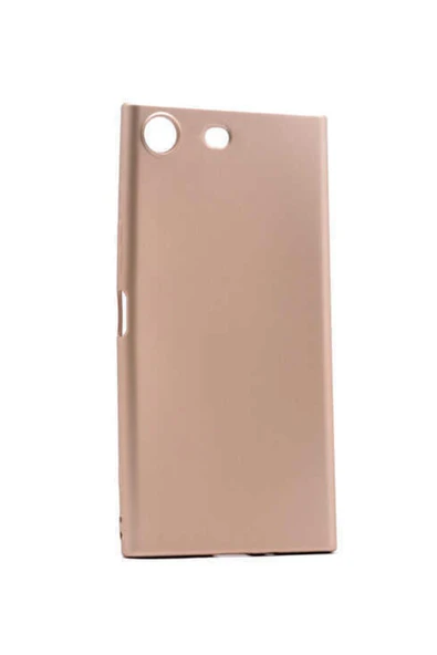HEPTEKİLETİŞİM Sony Xperia M5 Kapak Yumuşak Dokulu Soft Esnek Ince Mat Renkli Silikon Kılıf-premier-Gold ürün görseli 1