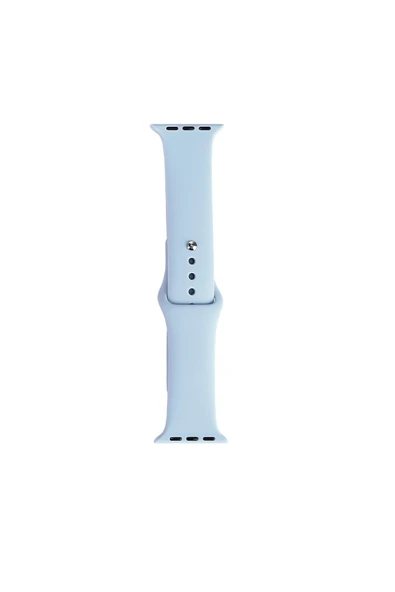 HEPTEKİLETİŞİM Watch 38mm Band Serisi Uyumlu Klasik Kordon Silikon Strap Kayış-Custom Sky Blue ürün görseli 1