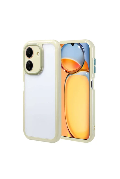 HEPTEKİLETİŞİM Xiaomi Poco C65 Kılıf Kamera Korumalı Renkli Kenar ve Çerçeve Tasarımlı Kapak (Vitamin) ürün görseli 1