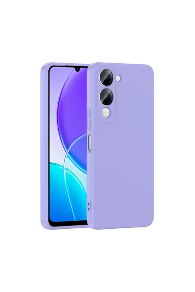 HEPTEKİLETİŞİM Vivo Y04 Kılıf Kadife İç Yüzey Yumuşak Dokulu Kamera Korumalı Kapak (MARA) ürün görseli 1