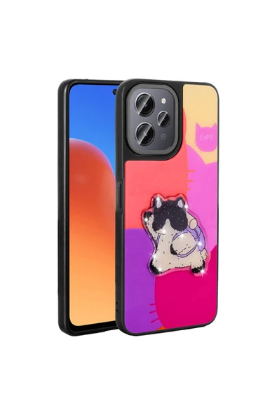 HEPTEKİLETİŞİM Xiaomi Redmi 12 4G Kılıf Parlayan Kabartmalı İkonik Figürlü Silikon Kapak (Amas) ürün görseli 1