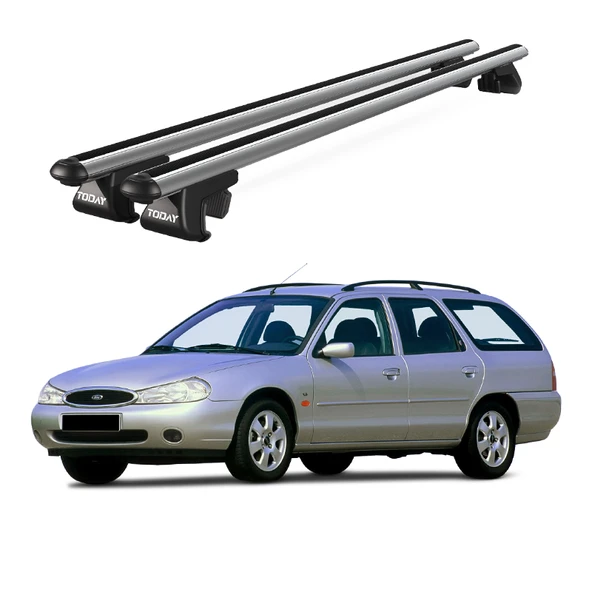 Venüs Ford Mondeo Sw-Mkı-/-Mkıı (1993-2000) Uyumlu Gri Ara Atkı Port Bagaj Tavan Barı ürün görseli 1
