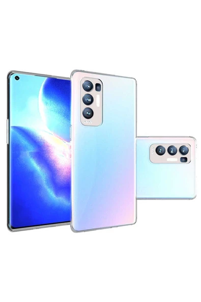 HEPTEKİLETİŞİM Oppo Reno 5 Pro 5g Şeffaf Kılıf Yumuşak Ince Tasarımlı Kapak (süper) ürün görseli 1