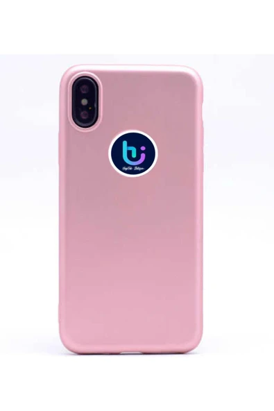 HEPTEKİLETİŞİM Iphone Xs Max 6.5 Kapak Yumuşak Dokulu Soft Esnek Ince Mat Renkli Silikon Kılıf-PREMİER-Rose Gold ürün görseli 1