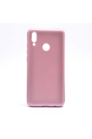 HEPTEKİLETİŞİM Huawei P Smart 2019 Kapak Yumuşak Dokulu Soft Esnek Ince Mat Renkli Silikon Kılıf-premier-Rose Gold ürün görseli 1
