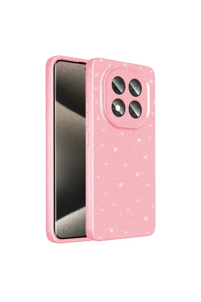 HEPTEKİLETİŞİM Redmi Note 14 Pro Plus Kılıf Kamera Korumalı Simli Renkli Parlak Silikon Kapak (Koton) ürün görseli 1