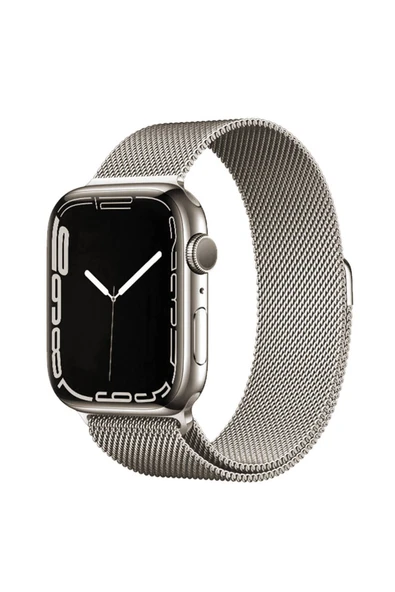 HEPTEKİLETİŞİM Watch 38mm HPTK- Band-01 Metal Kordon-Gümüş ürün görseli 1